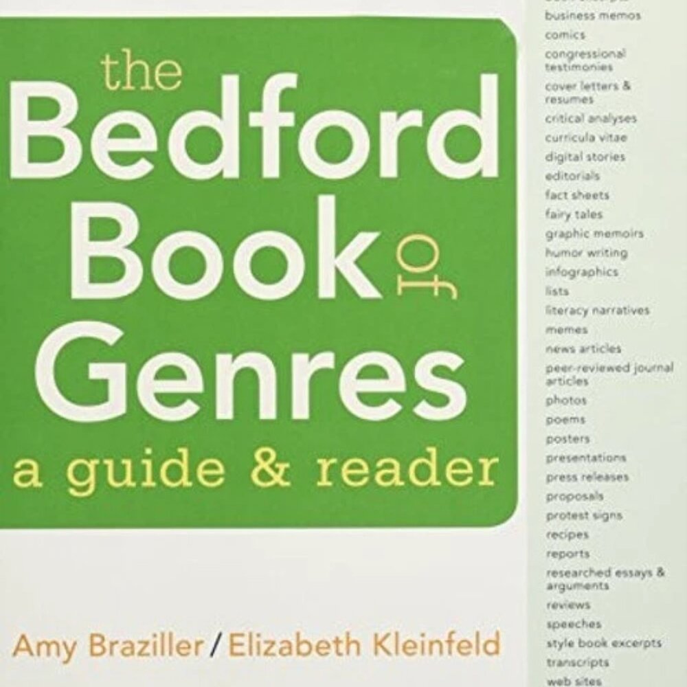 The Bedford Book of Genres: A Guide and Reader